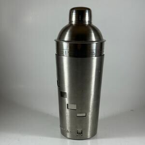 Chefmate Dial a Drink Cocktail Shaker Stainless Steel